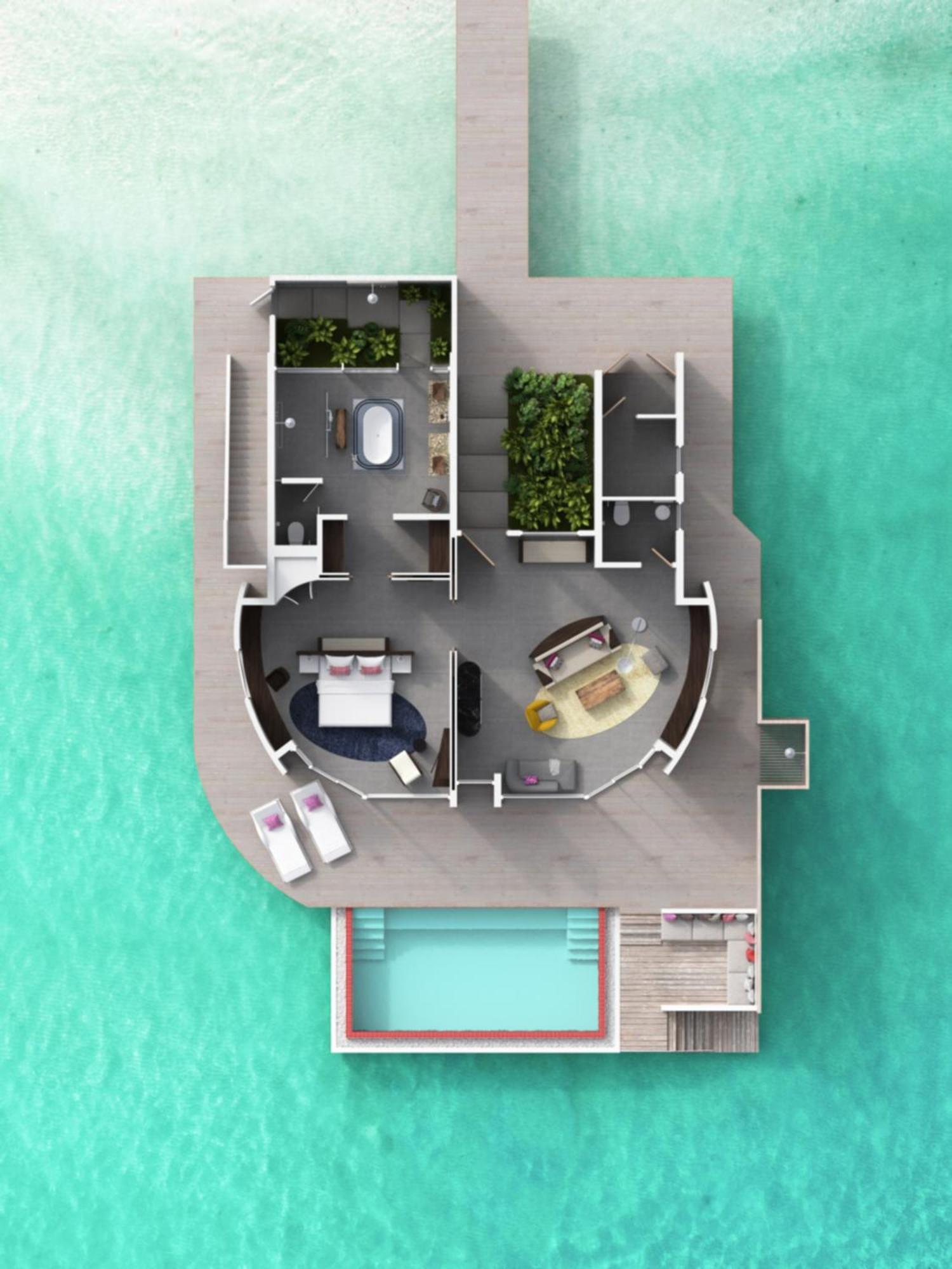 Jumeirah Olhahali Island Maldives Gaafaru ห้อง รูปภาพ