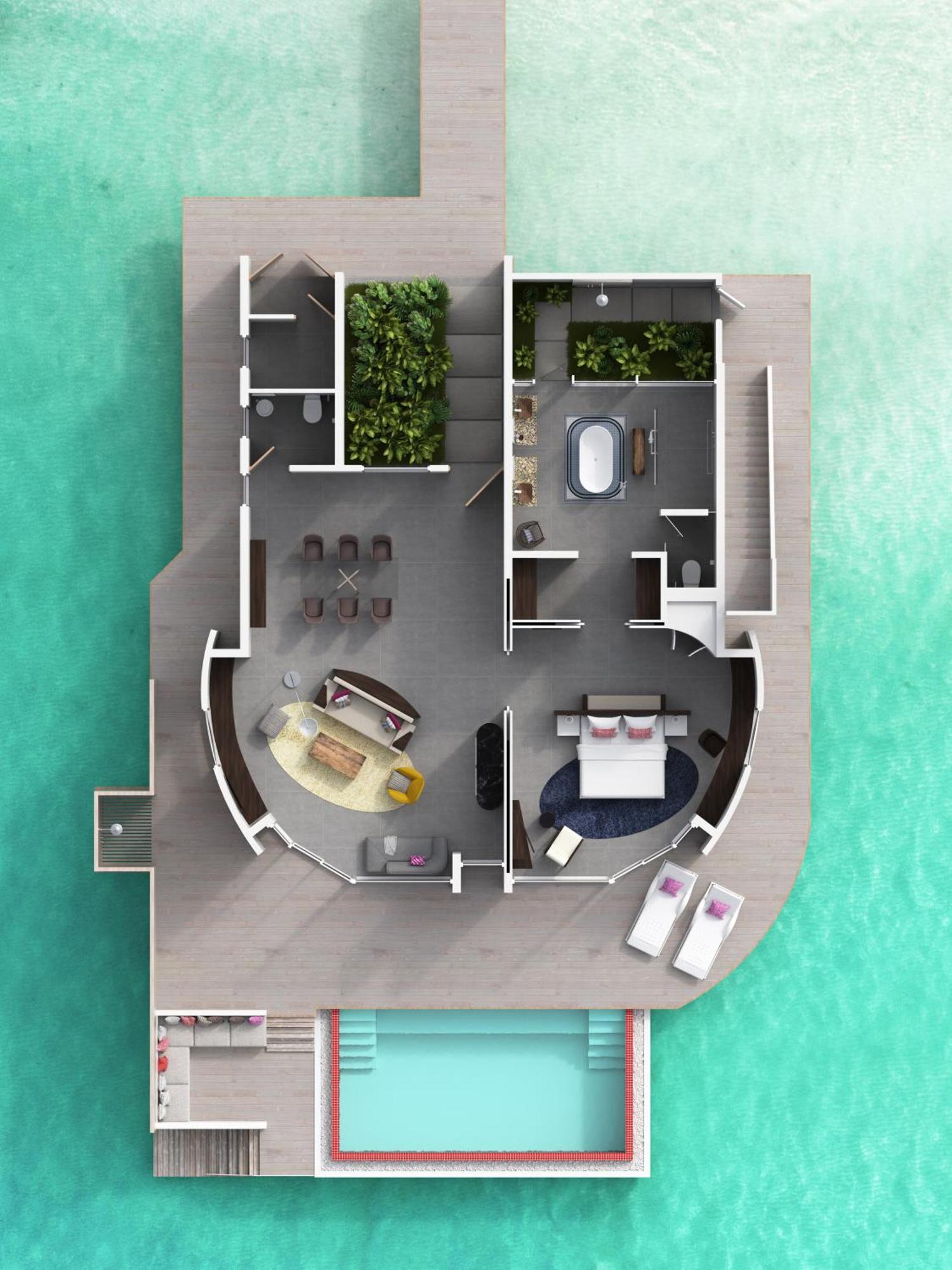Jumeirah Olhahali Island Maldives Gaafaru ห้อง รูปภาพ